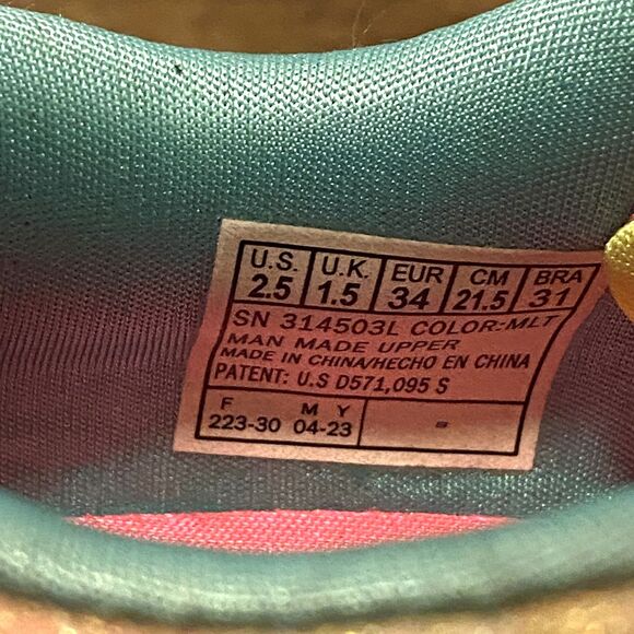 Skechers Twinkle Toes Twi-Lites 2.0 Heart Pops Girls Sneakers US 2.5 Kawaii Neon - Picture 7 of 8